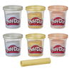 Play-Doh Tubes 6-pack with metallic effect E9433