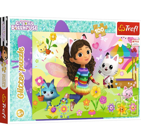 Trefl Puzzle 100 Glitter Glitter Gabby 14832 - Puzzle for Children