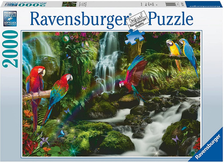 Puzzle 2000 pièces Perroquets dans la jungle 17111