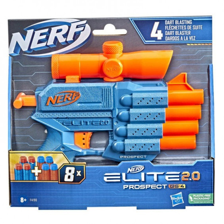 NERF Elite 2.0 Prospect QS 4 F4190 - Lanceur de fléchettes