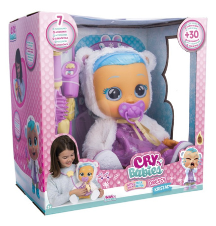 Cry Babies 2.0 Kristal Gets Sick interactive doll 904125