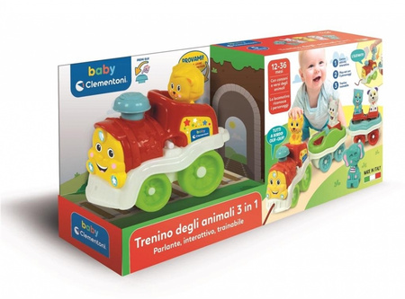 Interactive train with animals Clementoni BABY 50802