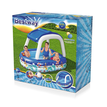 Inflatable pool with roof Bestway 213x155x132cm B54370