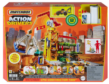 MATTEL MATCHBOX De vraies aventures sur le chantier HPD63