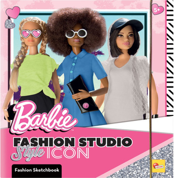 Barbie Sketchbook Fashion Studio Style Icon 12839 – Ensemble de création de mode