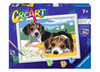 Painting by numbers CreArt Puppies 28939