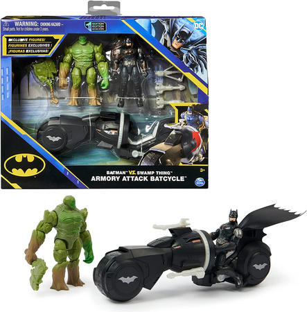 Batman Motorcycle with 2 4" Figures 6064766