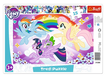 Puzzle cadre 15 Poney Fun 31280