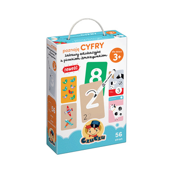 CZECZU I'm Learning Numbers - Educational Games + Erasable Pen 73531