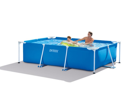 Piscine de jardin Intex 260x160x65 cadre rectangulaire 28271NP