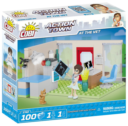 Action Town Veterinarian 100 bricks 1740