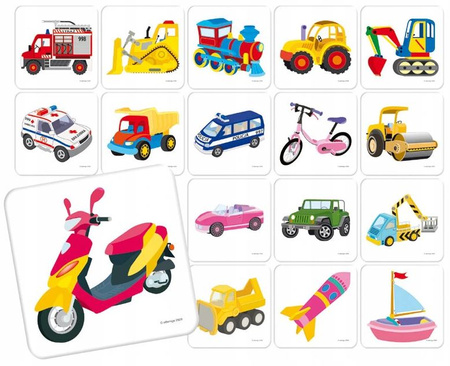 Memory Game Vehicles 07257