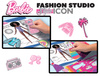 Barbie Sketchbook Fashion Studio Style Icon 12839 – Ensemble de création de mode