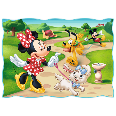 Puzzle 4 en 1 Mickey Mouse belle journée 34604