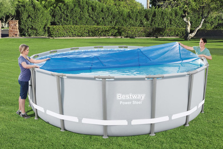 Couverture de piscine solaire Bestway 462cm B58253 18953 - Couverture de piscine