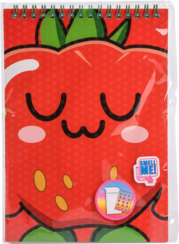 Scented notebook with stickers FS60374