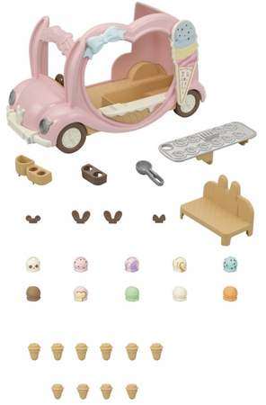 SYLVANIAN Happy Ice Cream Car 05651