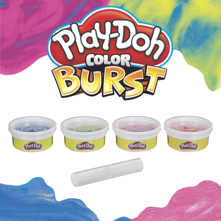 Play dough 4-pack Burst Color E6966/E8061