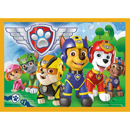 4in1 Holiday Paw Patrol puzzle for children 34395