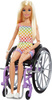 Barbie doll in a wheelchair for children HJT13