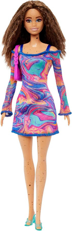 MATTEL Barbie Fashionistas poupée dans une robe HJT03