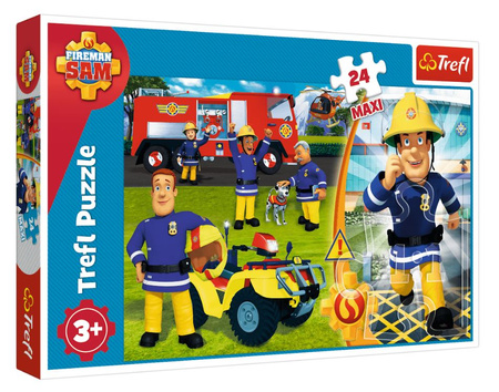 Puzzle 24 pièces MAXI Brave Sam le pompier 14290