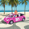 Evi dans la voiture Volkswagen New Beetle 573-1539