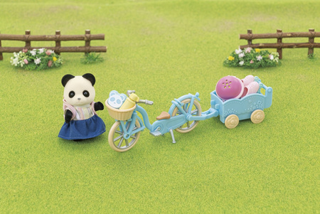 SYLVANIAN Panda Bear Voyage à vélo 05652