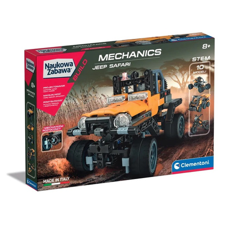 Clementoni Mechanics Laboratory Jeep Safari Set 50123