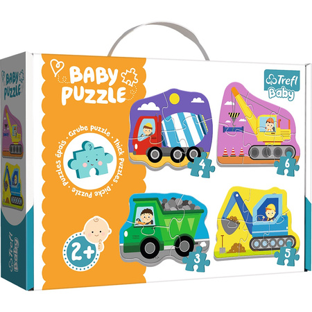 Puzzle Baby Classic Vehicles on Construction Site 36072