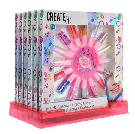 CreateIt! Mini lip gloss - set of 16 pieces