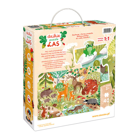CZUCZU Puzzle Forêt Sauvage pour Enfants 92504 - Puzzles Éducatifs
