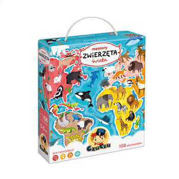 CzuCzu Memory Animals of the World Educational Game 92535