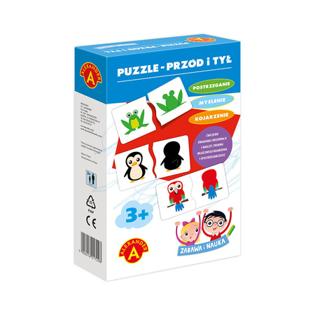 Puzzle recto et verso - jouets éducatifs pour enfants 18424