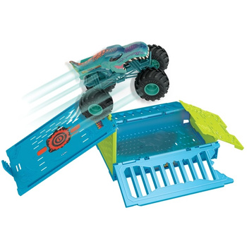 Hot Wheels Monster Truck Mega-Wrex dans une caisse HNC29 - Jouet pour enfants