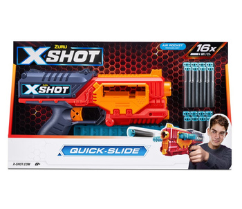 X-SHOT Excel QuickSlide launcher 16 darts 36401