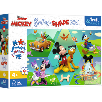 Trefl Puzzle 60 XXL avec Mickey - Contient des scènes amusantes ! 50014