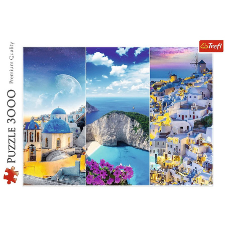 Puzzle 3000 Vacances grecques 33073