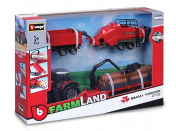 Bburago Massey Ferguson Tracteur 10cm 31703