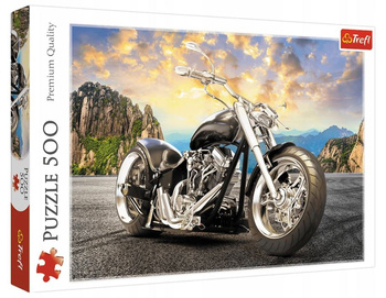 Puzzle 500 pièces Moto Noire 37384