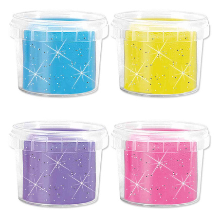 Shiny SES Playdough 4x90g 00515 05153