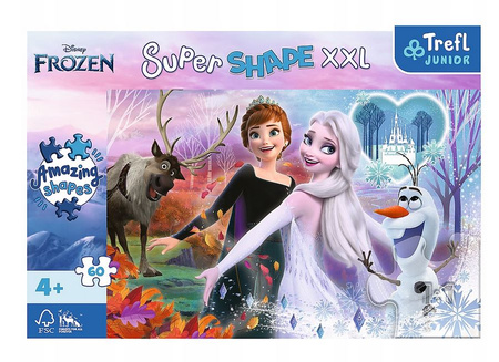 Puzzle 60 XXL Dancing Sisters Frozen 50010 - Puzzle for Children