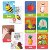 36 educational cards for learning objects and numbers 54327