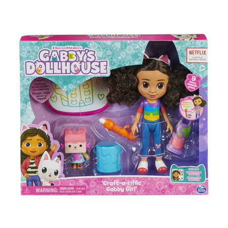 Cat House Gabi doll + art set for children 6064228