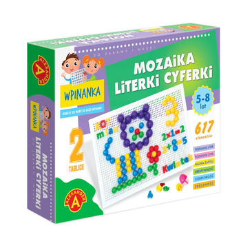 Pin mosaic letters and numbers for children 18707