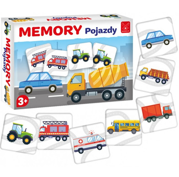 KANGUR PL Memory Vehicles Educational Game 40629