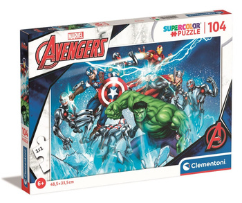 Clementoni Puzzle 104 SuperColor Marvel Avengers 25744