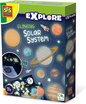 SES Creative solar system for children glowing at night 25123