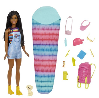 Barbie Brooklyn camping avec la poupée et accessoires HDF74