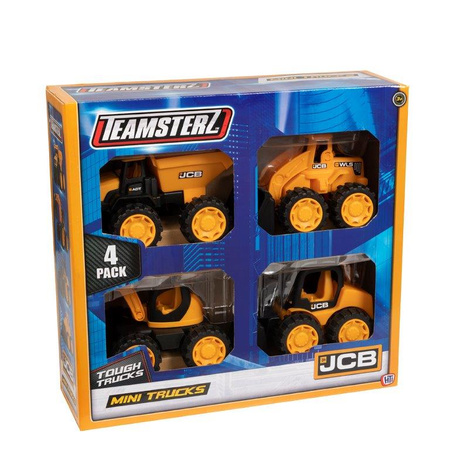 TEAMSTERZ JCB véhicules de construction 4pack - set 1416235 23512